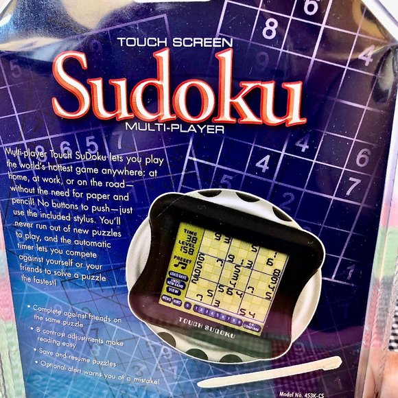 Excalibur SuDoku Touch Screen Multi Player Hand New in Package - Picture 6 of 7